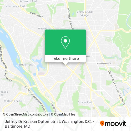 Mapa de Jeffrey Dr Kraskin Optometrist