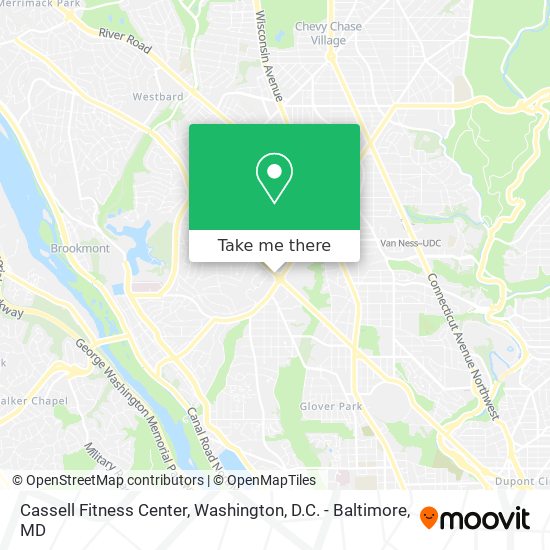 Cassell Fitness Center map