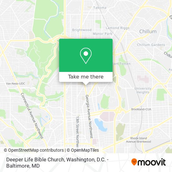 Deeper Life Bible Church map