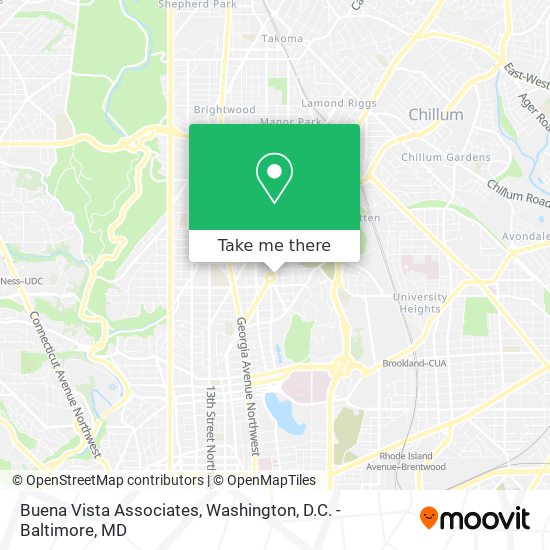 Buena Vista Associates map