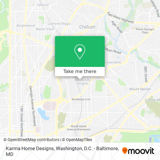 Karma Home Designs map