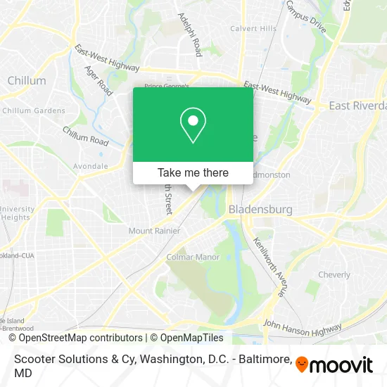 Scooter Solutions & Cy map
