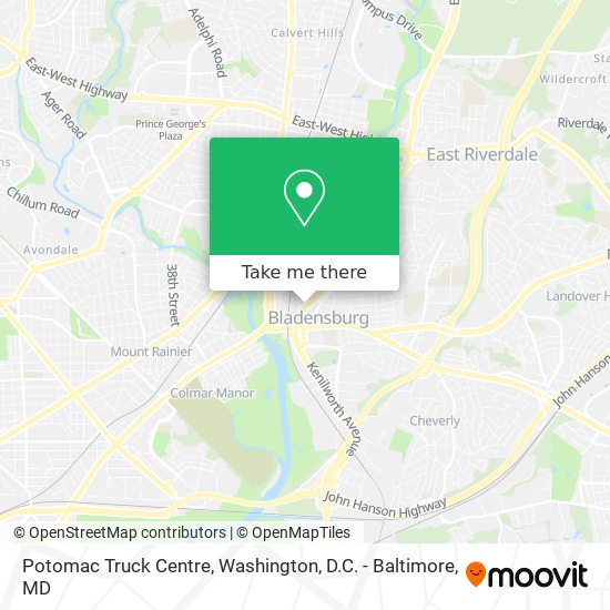 Mapa de Potomac Truck Centre