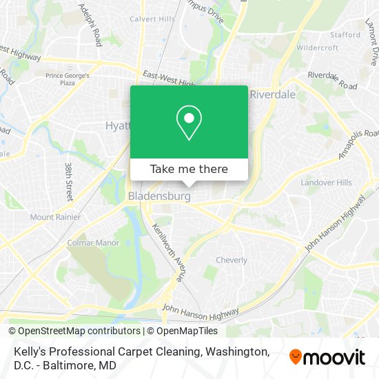 Mapa de Kelly's Professional Carpet Cleaning