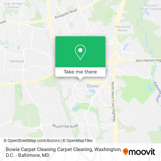 Mapa de Bowie Carpet Cleaning Carpet Cleaning