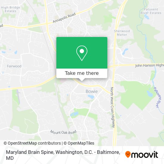 Maryland Brain Spine map