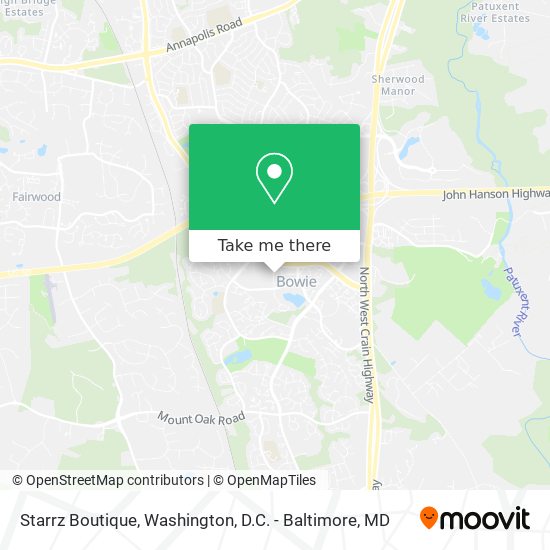 Mapa de Starrz Boutique