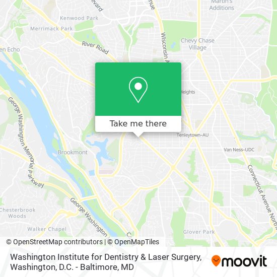 Washington Institute for Dentistry & Laser Surgery map