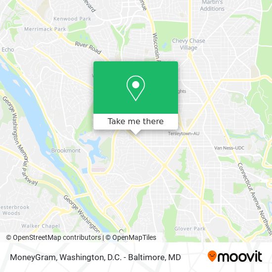 MoneyGram map