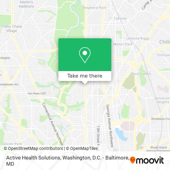 Mapa de Active Health Solutions