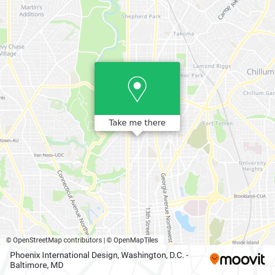Mapa de Phoenix International Design
