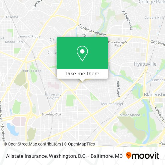 Allstate Insurance map