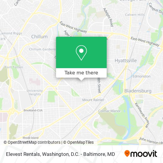 Elevest Rentals map