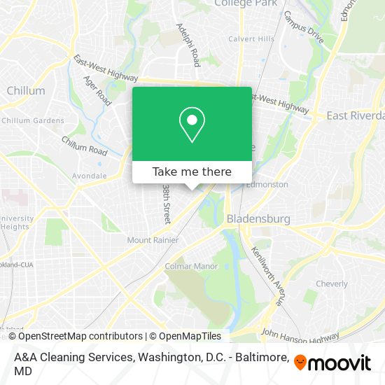 A&A Cleaning Services map