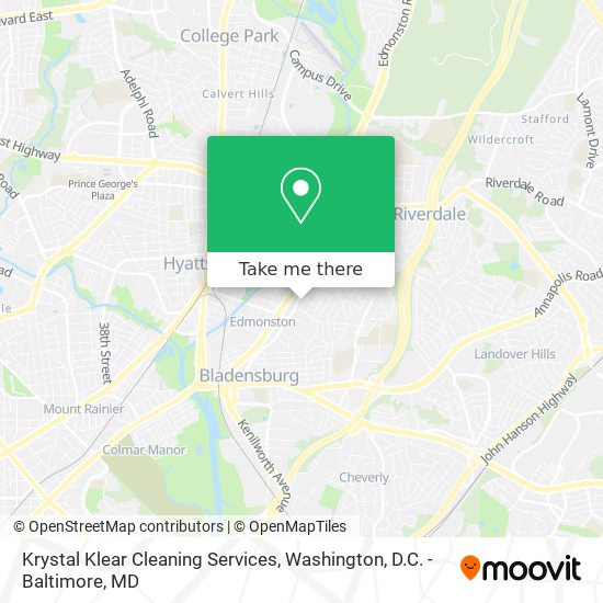 Mapa de Krystal Klear Cleaning Services