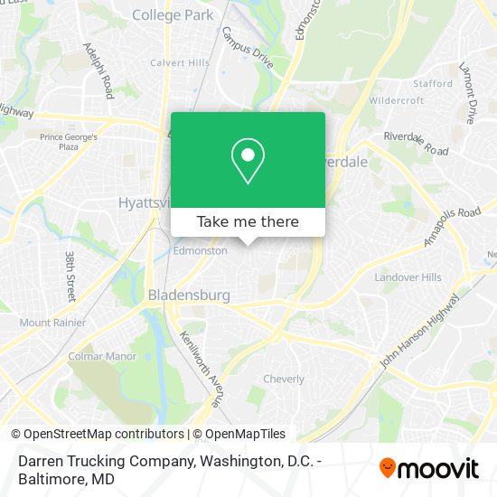 Mapa de Darren Trucking Company