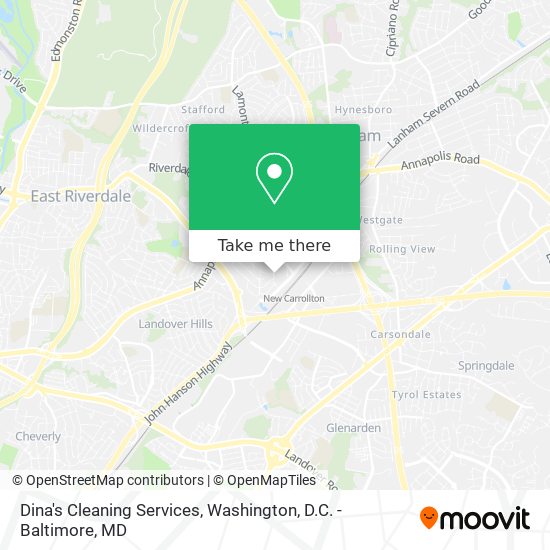 Dina's Cleaning Services map