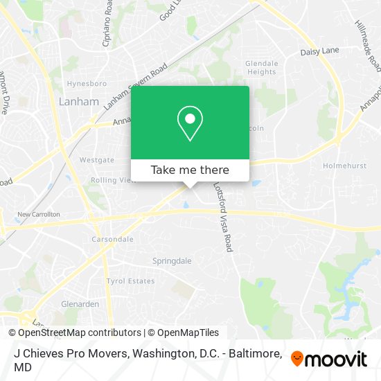 J Chieves Pro Movers map