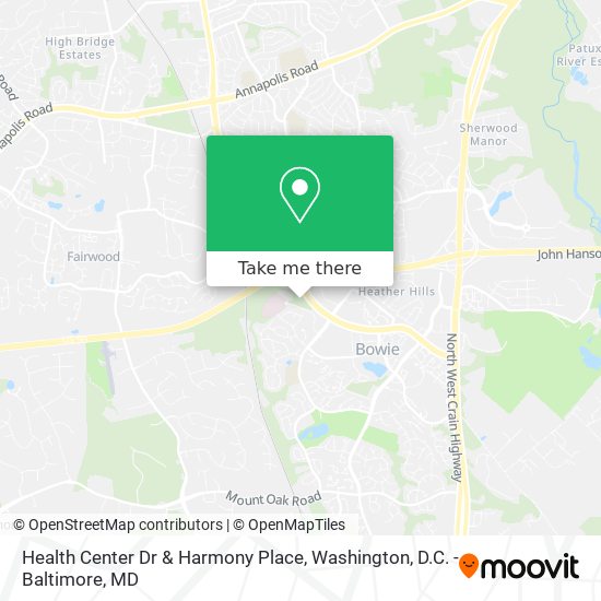 Mapa de Health Center Dr & Harmony Place