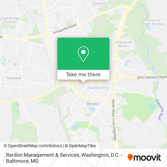 Rardon Management & Services map