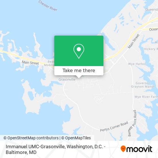Immanuel UMC-Grasonville map