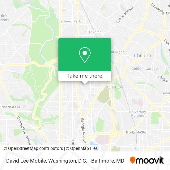 David Lee Mobile map