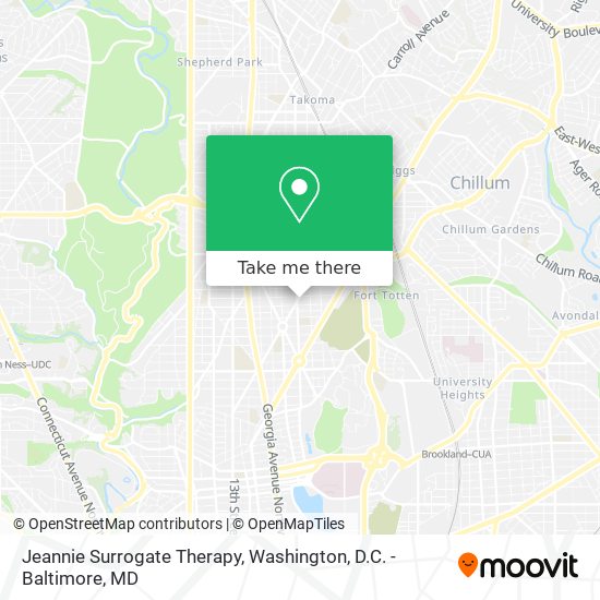 Mapa de Jeannie Surrogate Therapy