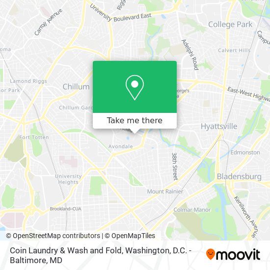 Coin Laundry & Wash and Fold map