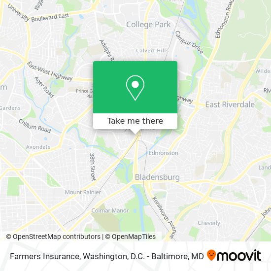 Farmers Insurance map