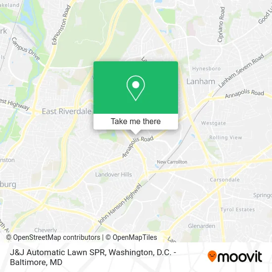 J&J Automatic Lawn SPR map
