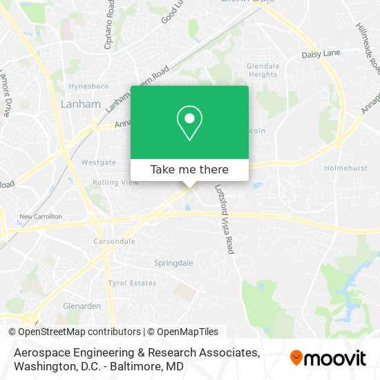 Aerospace Engineering & Research Associates map