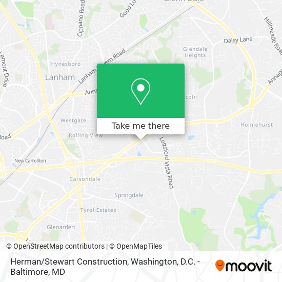 Herman/Stewart Construction map