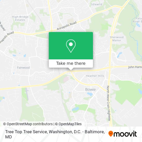 Tree Top Tree Service map