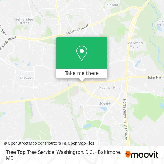 Tree Top Tree Service map