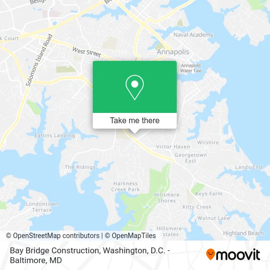 Bay Bridge Construction map