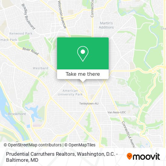 Prudential Carruthers Realtors map