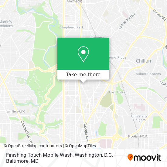 Mapa de Finishing Touch Mobile Wash