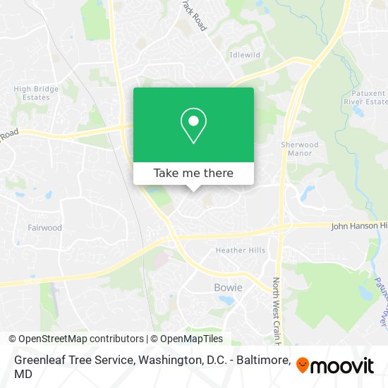 Mapa de Greenleaf Tree Service