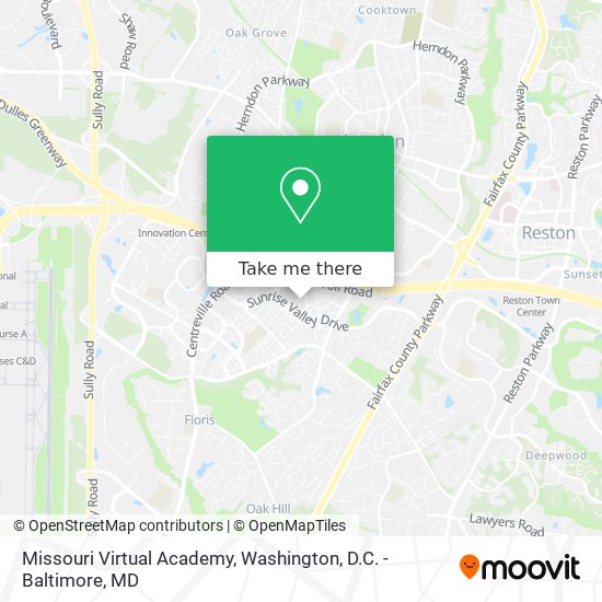 Missouri Virtual Academy map