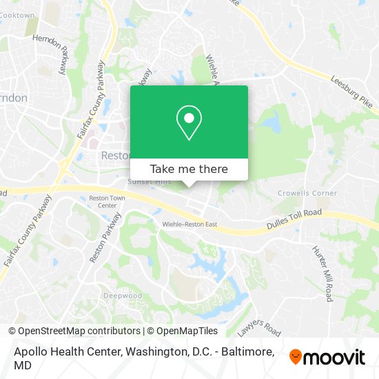 Mapa de Apollo Health Center