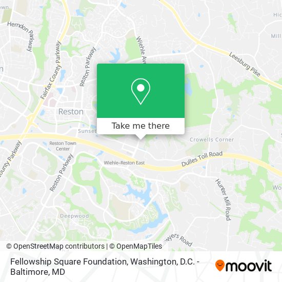 Fellowship Square Foundation map