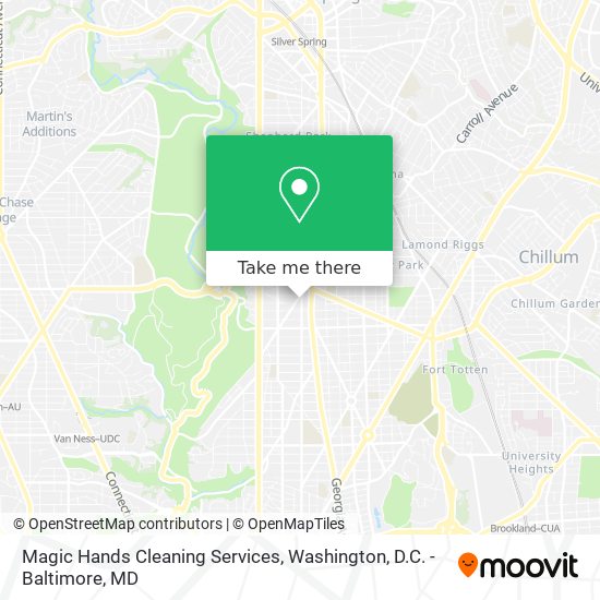 Mapa de Magic Hands Cleaning Services