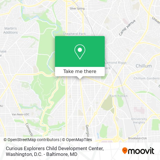 Curious Explorers Child Development Center map