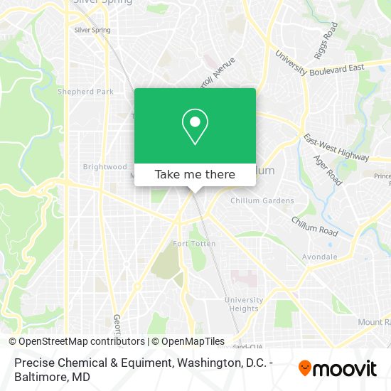 Mapa de Precise Chemical & Equiment