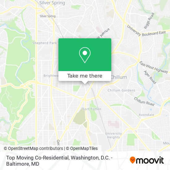 Top Moving Co-Residential map