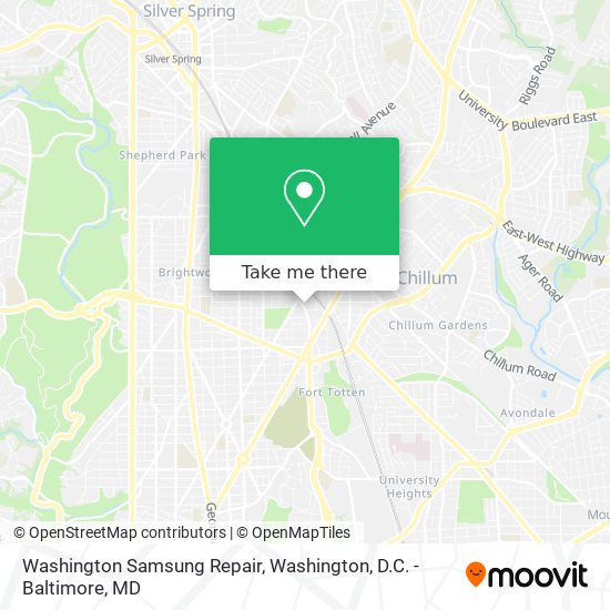 Mapa de Washington Samsung Repair