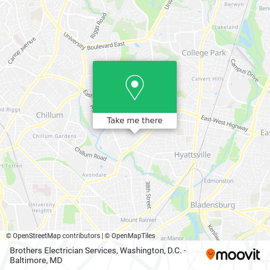 Brothers Electrician Services map