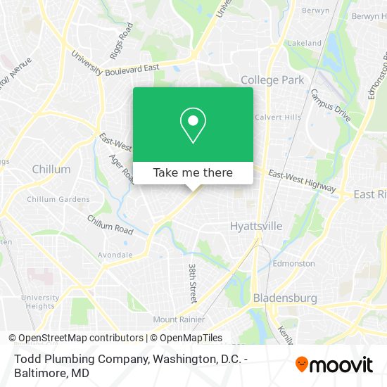 Todd Plumbing Company map