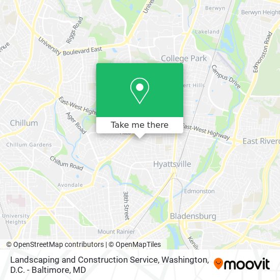 Mapa de Landscaping and Construction Service