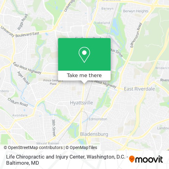 Life Chiropractic and Injury Center map